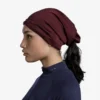 Merino Lightweight Neckwear Solid Garnet 3