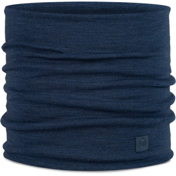 Buff Merino Heavyweight Neck Warmer Solid Night Blue