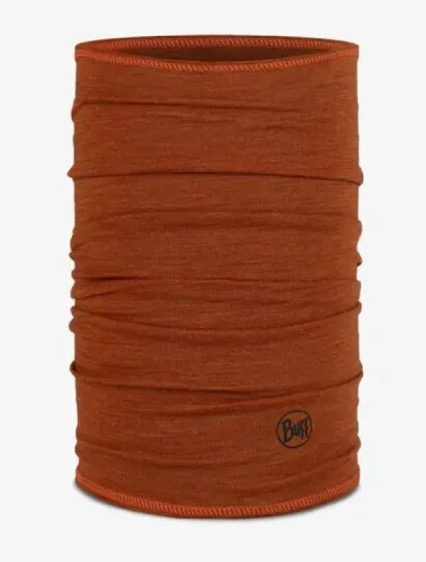 Buff Merino Lightweight Neckwear Solid Cinnamon