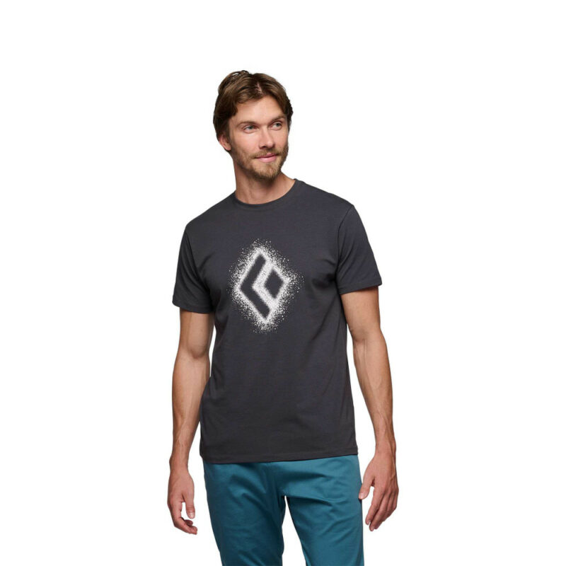 Black Diamond Men's Chalked Up 2.0 Tee Αντρικό T-shirt Regular Fit Charcoal - Εικόνα 2