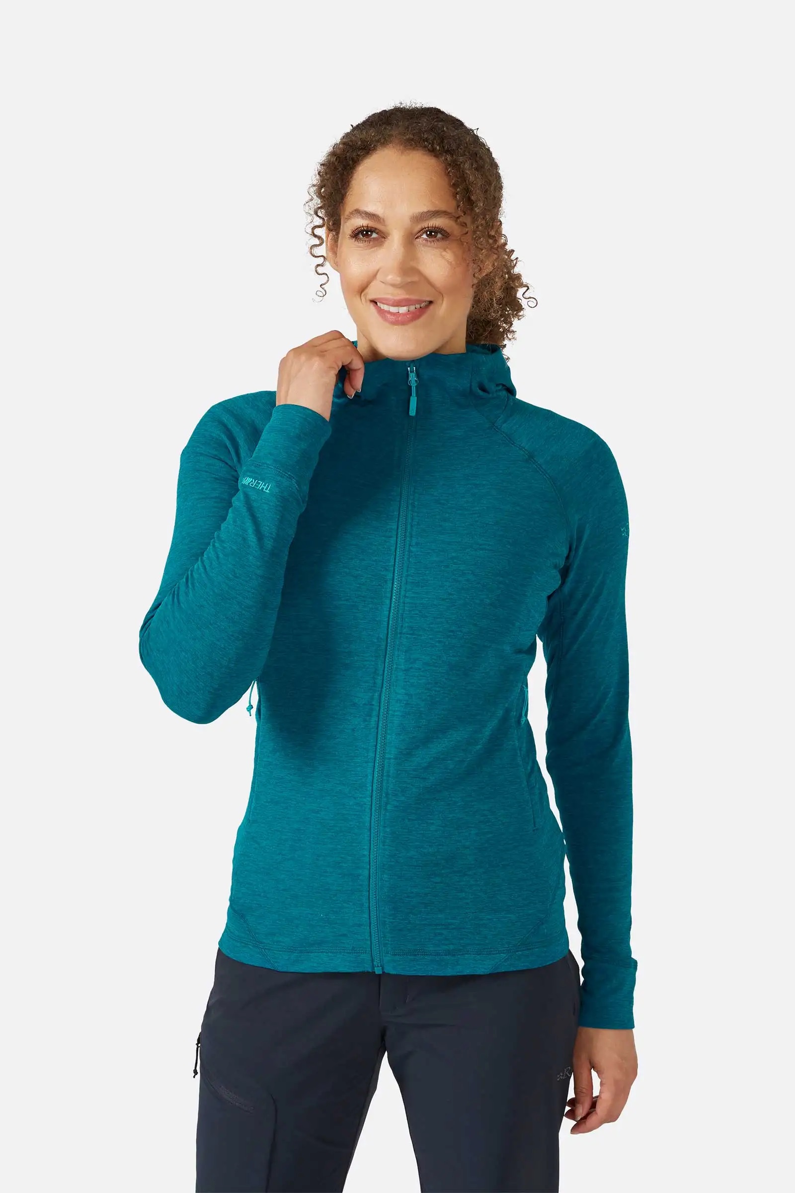 Rab Women's Nexus Hoody Ultramarine Γυναικεία Fleece Ζακέτα με Κουκούλα Regular Fit - Εικόνα 2