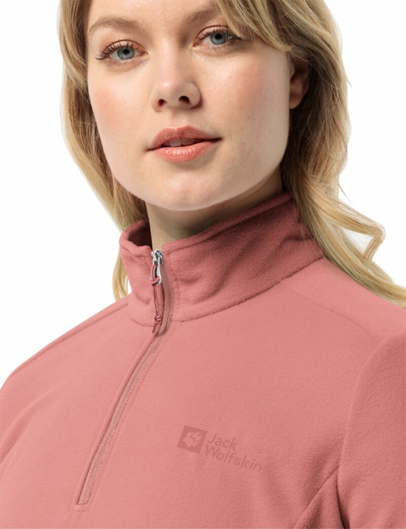 Jack Wolfskin Taunus Half Zip Γυναικεία Συνθετική Fleece Ζακέτα Mineral Red - Image 2