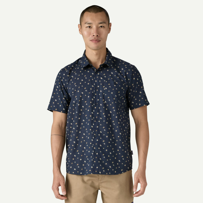 Patagonia Go To Shirt Αντρικό Κοντομάνικο Πουκάμισο Slim Fit New Navy - Image 3