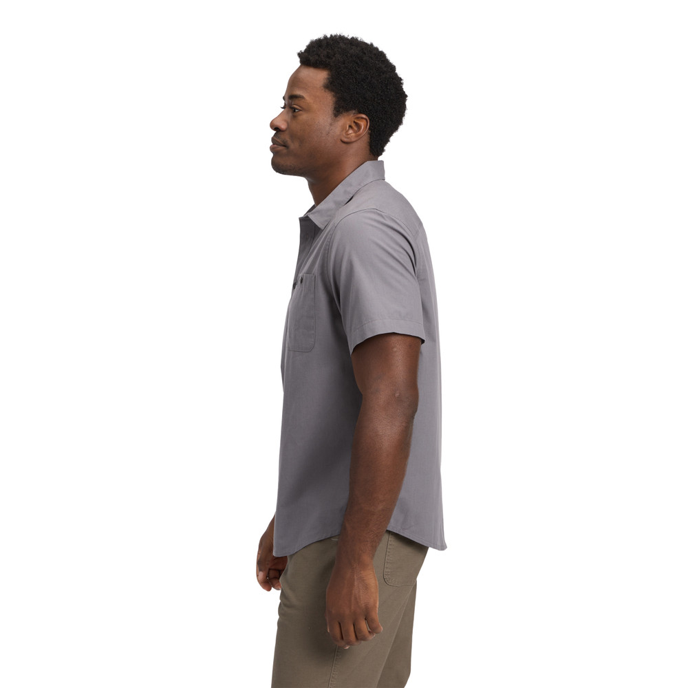 Black Diamond Wingate Short Sleeve Shirt Αντρικό Κοντομάνικο Πουκάμισο Regular Fit Steel Grey - Εικόνα 3