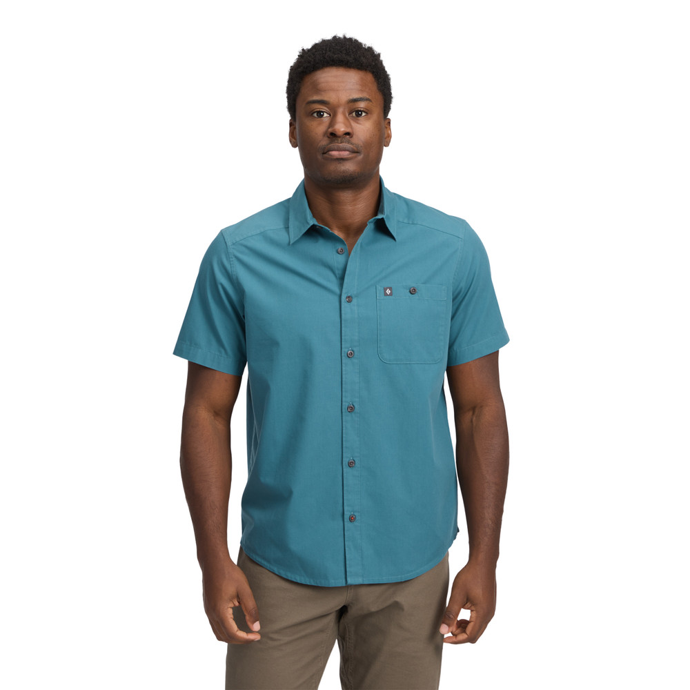 Black Diamond Wingate Short Sleeve Shirt Αντρικό Κοντομάνικο Πουκάμισο Regular Fit Creek Blue - Image 2