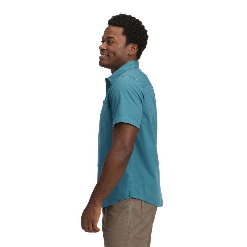 Black Diamond Wingate Short Sleeve Shirt Αντρικό Κοντομάνικο Πουκάμισο Regular Fit Creek Blue - Εικόνα 3