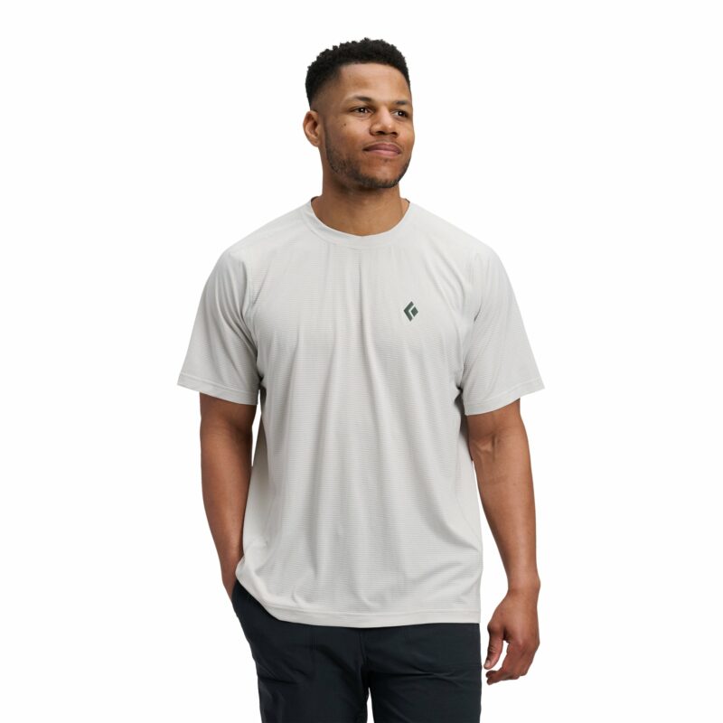 Black Diamond Distance Short Τech Tee Αντρικό Κοντομάνικο Τεχνικό Μπλουζάκι Regular Fit Αlloy - Image 2