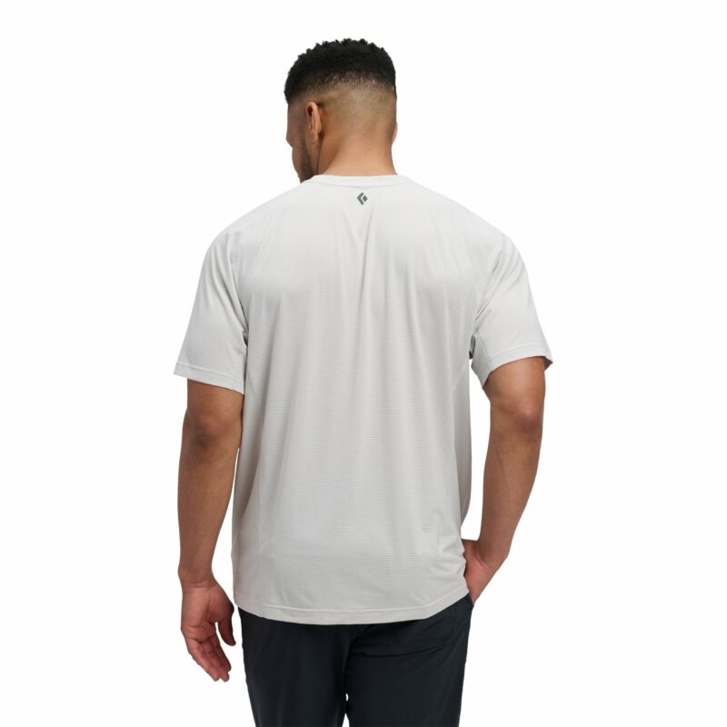 Black Diamond Distance Short Τech Tee Αντρικό Κοντομάνικο Τεχνικό Μπλουζάκι Regular Fit Αlloy - Image 3