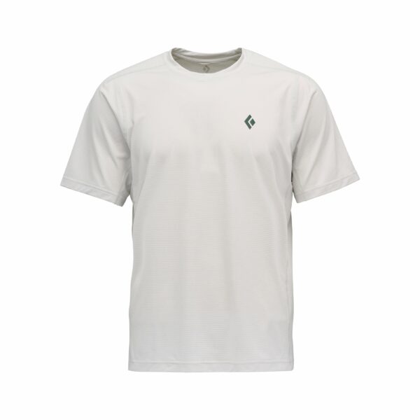 Black Diamond Distance Short Τech Tee Αντρικό Κοντομάνικο Τεχνικό Μπλουζάκι Regular Fit Αlloy