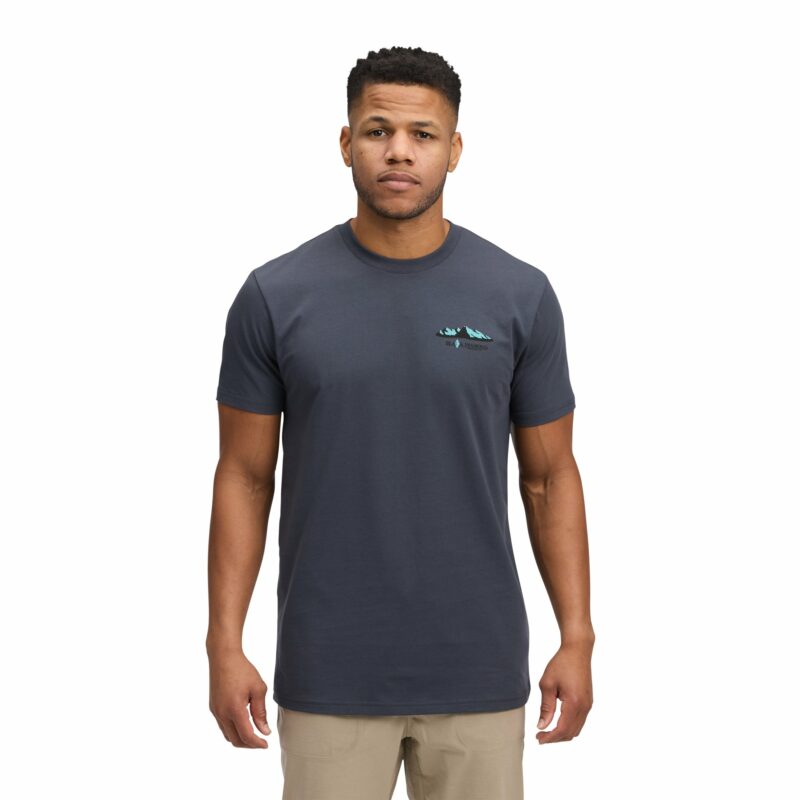 Black Diamond Mountainscape Short Sleeve Tee Αντρικό T-shirt Regular Fit Charcoal - Εικόνα 3