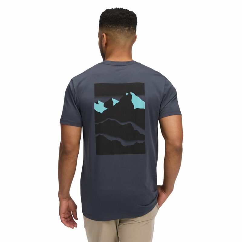 Black Diamond Mountainscape Short Sleeve Tee Αντρικό T-shirt Regular Fit Charcoal - Εικόνα 4