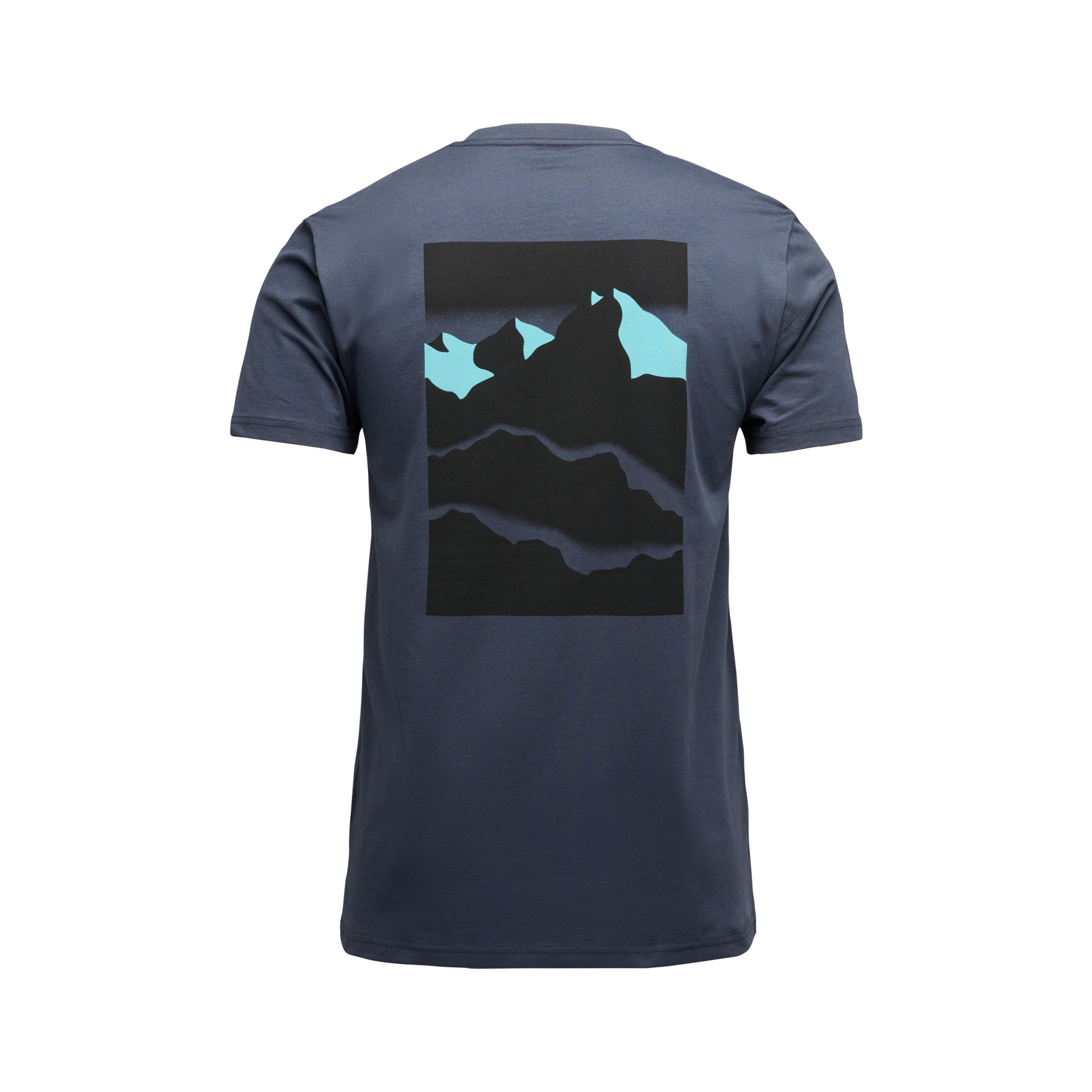 Black Diamond Mountainscape Short Sleeve Tee Αντρικό T-shirt Regular Fit Charcoal - Image 2