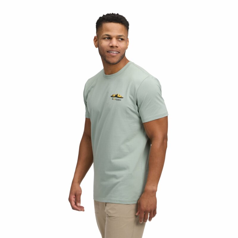 Black Diamond Mountainscape Short Sleeve Tee Αντρικό T-shirt Regular Fit Agave - Εικόνα 5