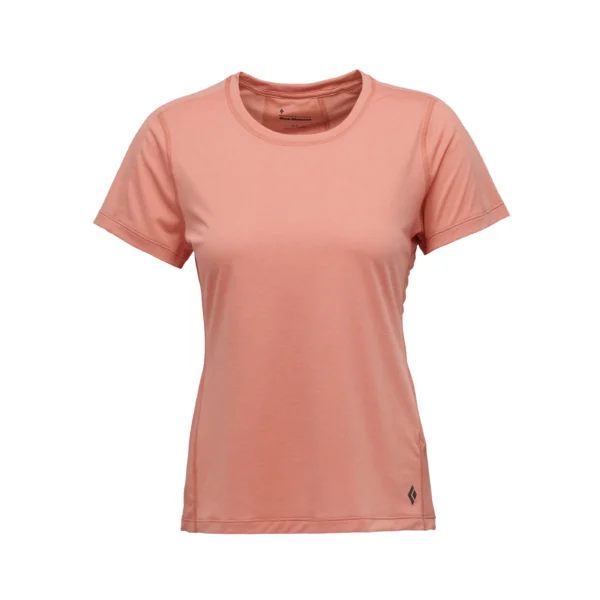 Black Diamond Lightwire Short Τech Tee Γυναικείο Κοντομάνικο Τεχνικό Μπλουζάκι Regular Fit Himalayan Salt