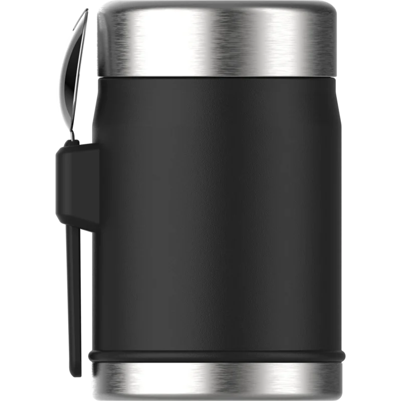 Stanley Legendary Food Jar + Spork 0.4L Δοχείο Φαγητού Με Κουτάλι Matte Black Pebble - Image 3