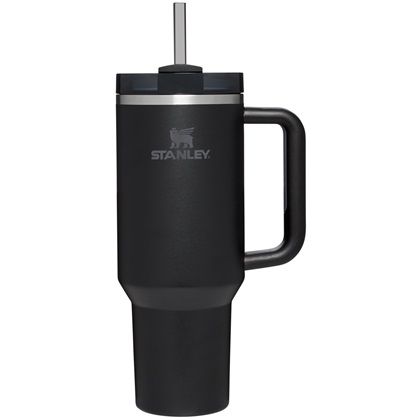 Stanley Quencher Flow State Tumbler 1.18L Ποτήρι Θερμός Black Tonal