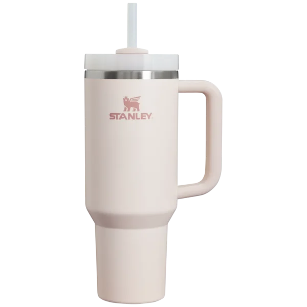 Stanley Quencher Flow State Tumbler 1.18L Ποτήρι Θερμός Rose Quartz