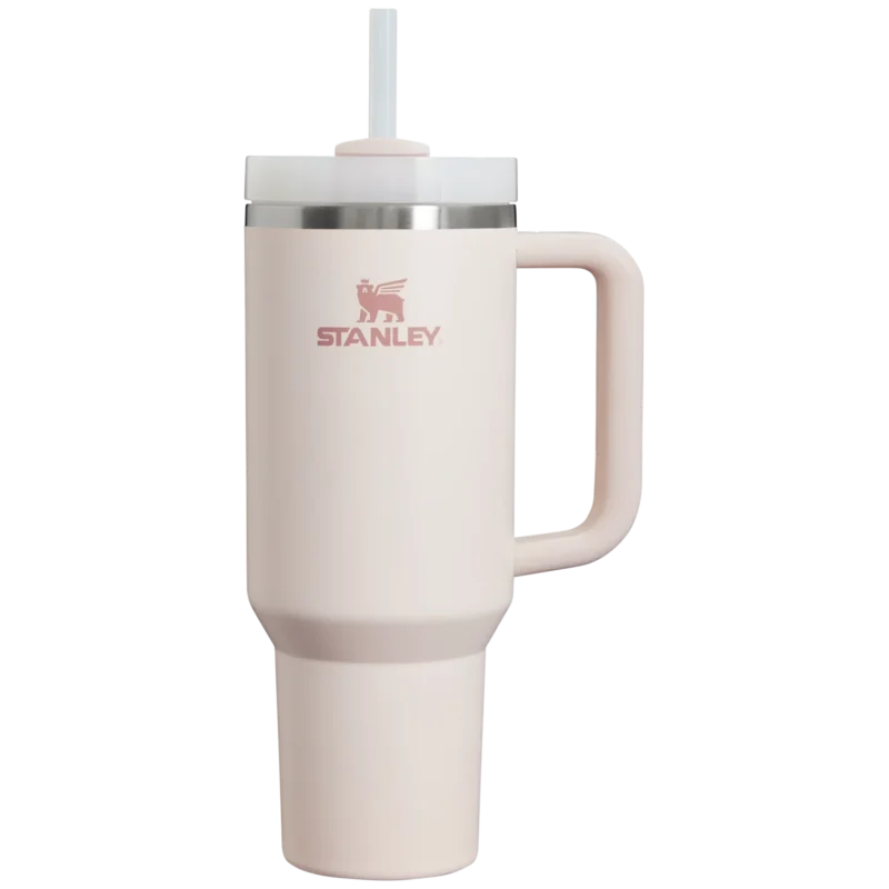 Stanley Quencher Flow State Tumbler 1.18L Ποτήρι Θερμός Rose Quartz