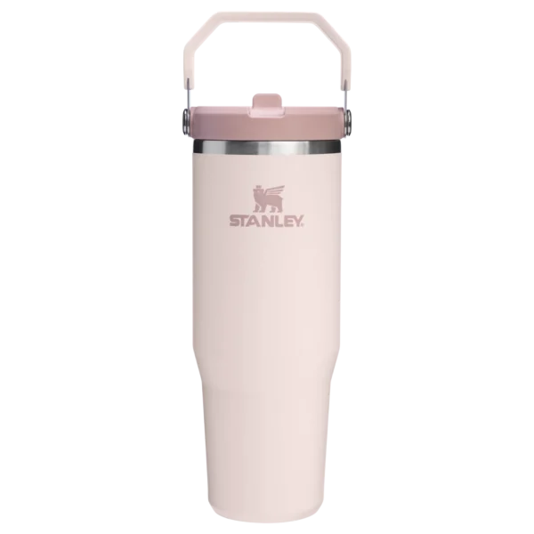 Stanley Ice Flow Flip Straw Tumbler 0.89L Ποτήρι Θερμός Rose Quartz