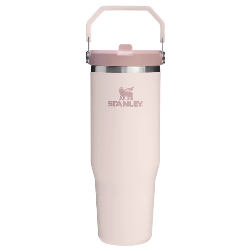 Stanley Ice Flow Flip Straw Tumbler 0.89L Ποτήρι Θερμός Rose Quartz