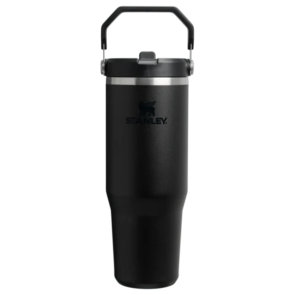 Stanley Ice Flow Flip Straw Tumbler 0.89L Ποτήρι Θερμός Black