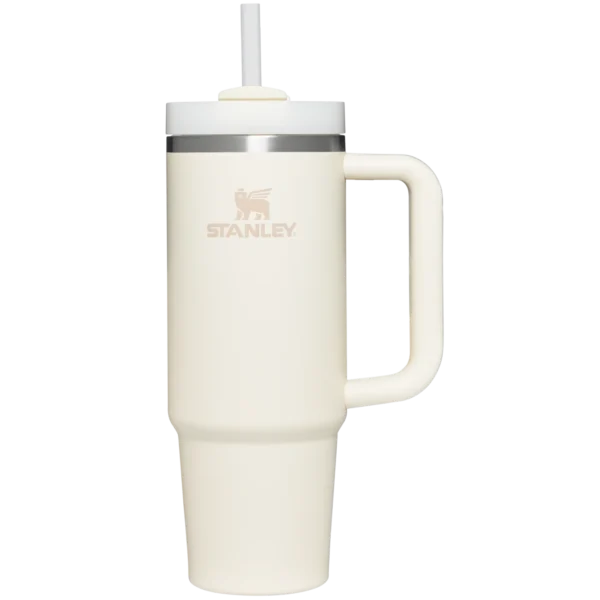Stanley Quencher Flow State Tumbler 0.88L Ποτήρι Θερμός Cream