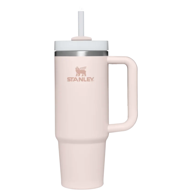 Stanley Quencher Flow State Tumbler 0.88L Ποτήρι Θερμός Rose Quartz