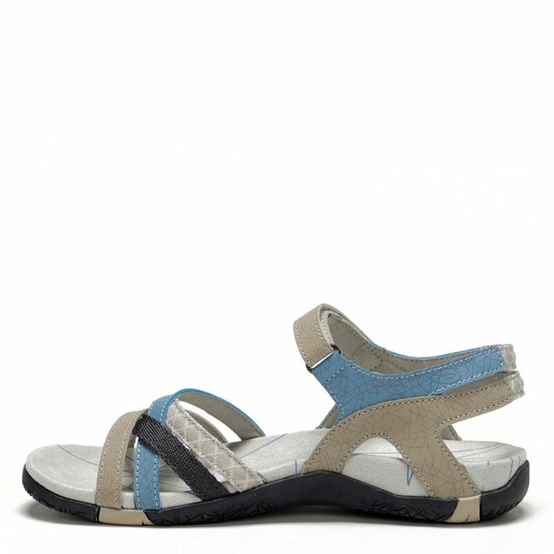 Chiruca Malibu Γυναικεία Σανδάλια Beige/Azul - Image 3