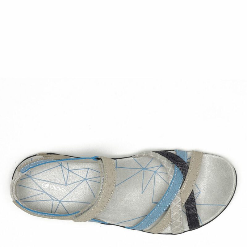 Chiruca Malibu Γυναικεία Σανδάλια Beige/Azul - Image 6