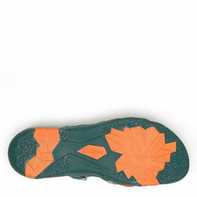 Chiruca Malibu Γυναικεία Σανδάλια Green/Orange - Image 7