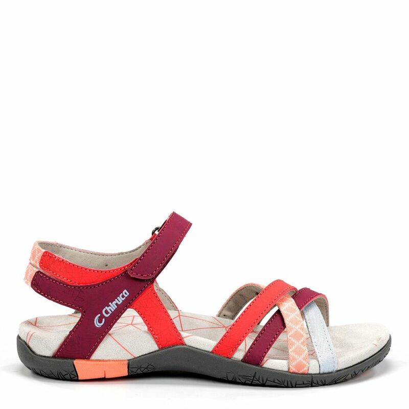 Chiruca Malibu Γυναικεία Σανδάλια Pink/Red - Image 2
