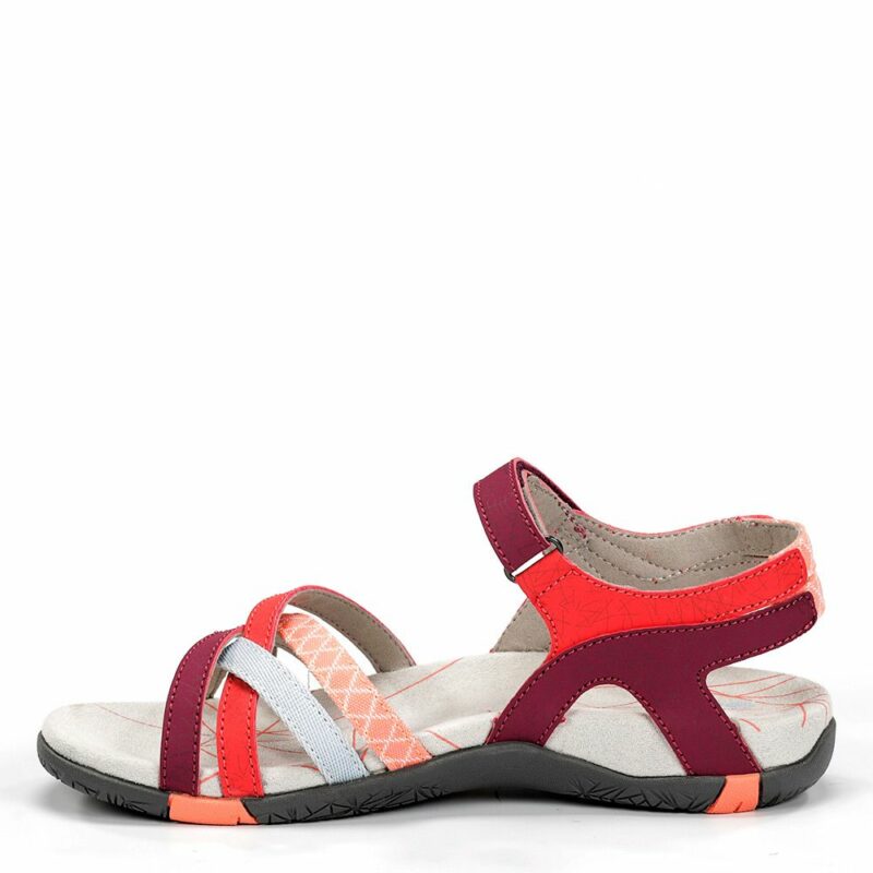 Chiruca Malibu Γυναικεία Σανδάλια Pink/Red - Image 4