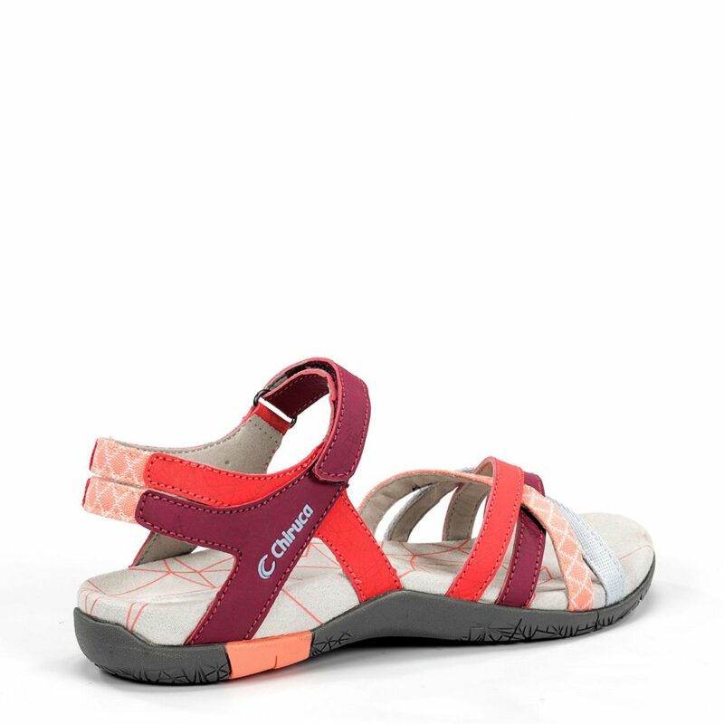 Chiruca Malibu Γυναικεία Σανδάλια Pink/Red - Image 5