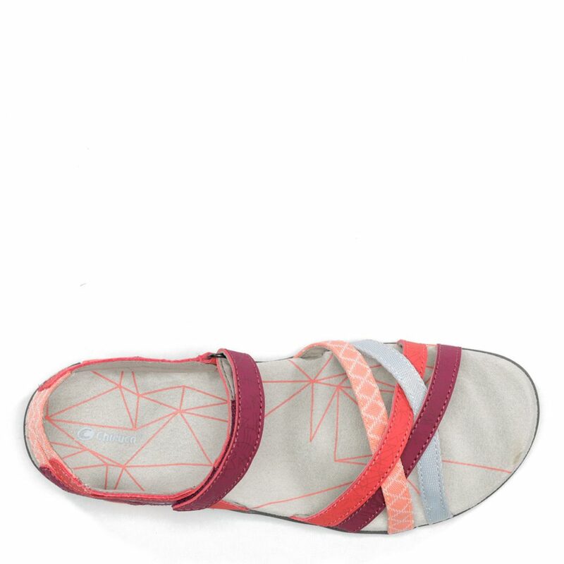 Chiruca Malibu Γυναικεία Σανδάλια Pink/Red - Image 6