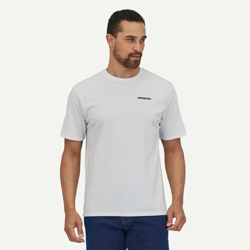 Patagonia Αντρικό Συνθετικό T-shirt Regular White - Εικόνα 3