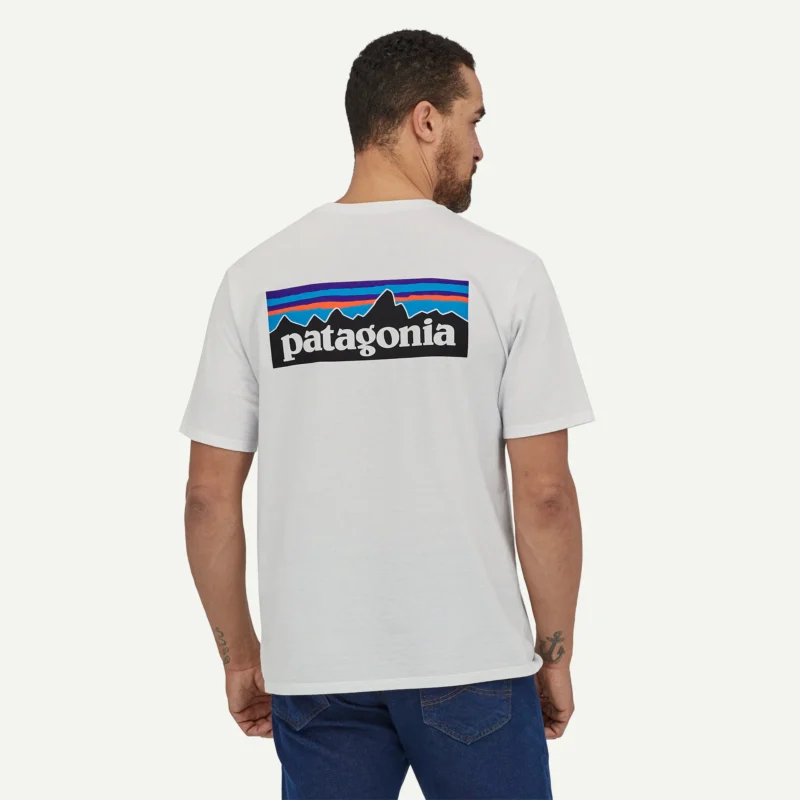 Patagonia Αντρικό Συνθετικό T-shirt Regular White - Εικόνα 4
