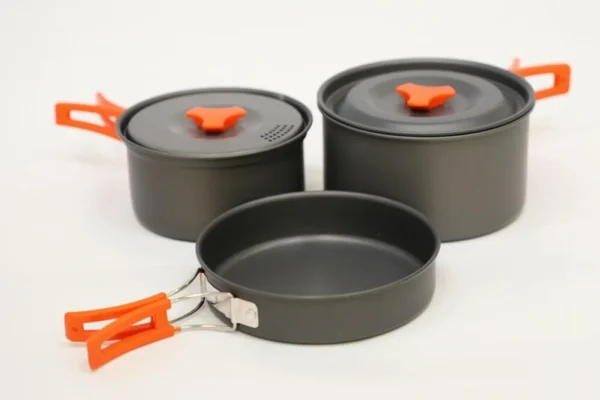 Vango Hard Anodised 2 Person Cook Kit Σετ Μαγειρικής Grey