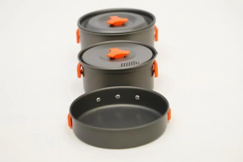 Vango Hard Anodised 2 Person Cook Kit Σετ Μαγειρικής Grey - Εικόνα 2