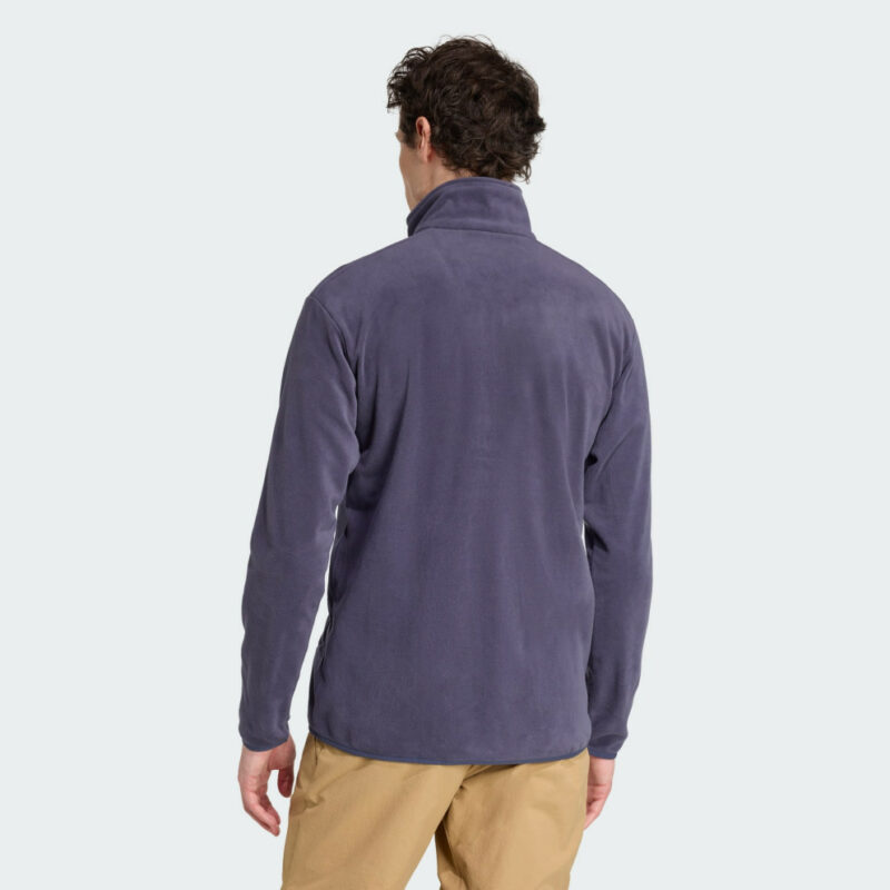 Adidas Terrex Multi Essentials Full Zip Ανδρική Συνθετική Fleece Ζακέτα Shadow Navy - Εικόνα 3