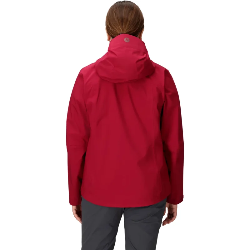 Marmot Women's PreCip® Eco Jacket Γυναικείο Συνθετικό Αδιάβροχο Regular Fit Red Mulberry - Εικόνα 4