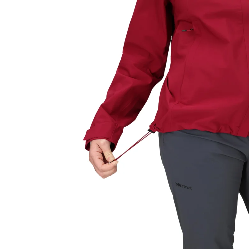 Marmot Women's PreCip® Eco Jacket Γυναικείο Συνθετικό Αδιάβροχο Regular Fit Red Mulberry - Εικόνα 6