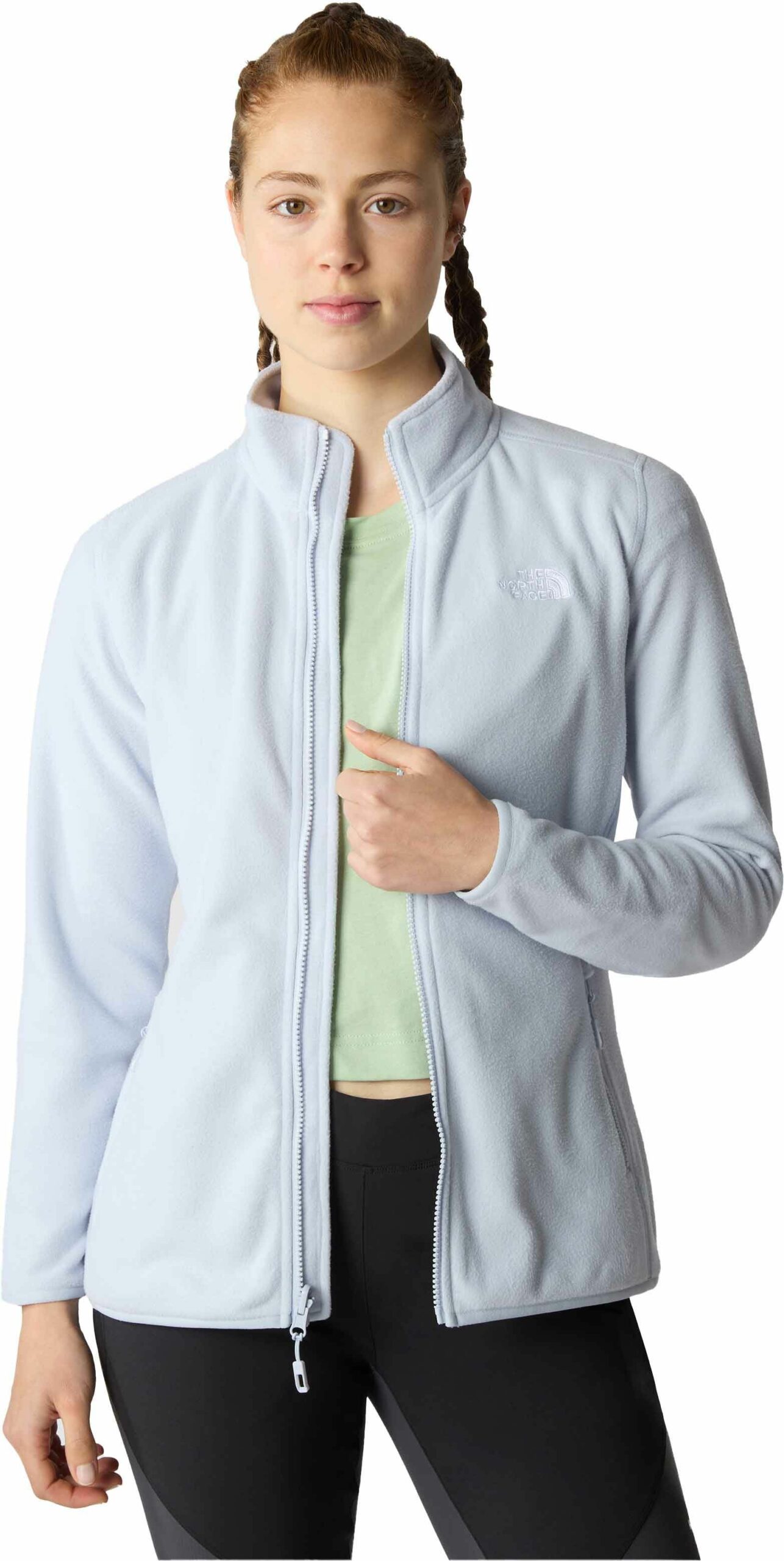 The North Face 100 Glacier FZ Γυναικείο Fleece Ζακέτα Dusty - Image 3