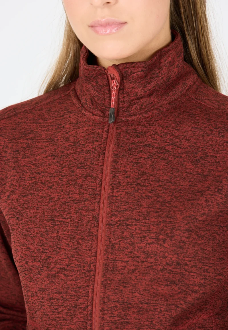 Whistler Samani Melange Jacket Γυναικείο Fleece Red Pear - Εικόνα 3
