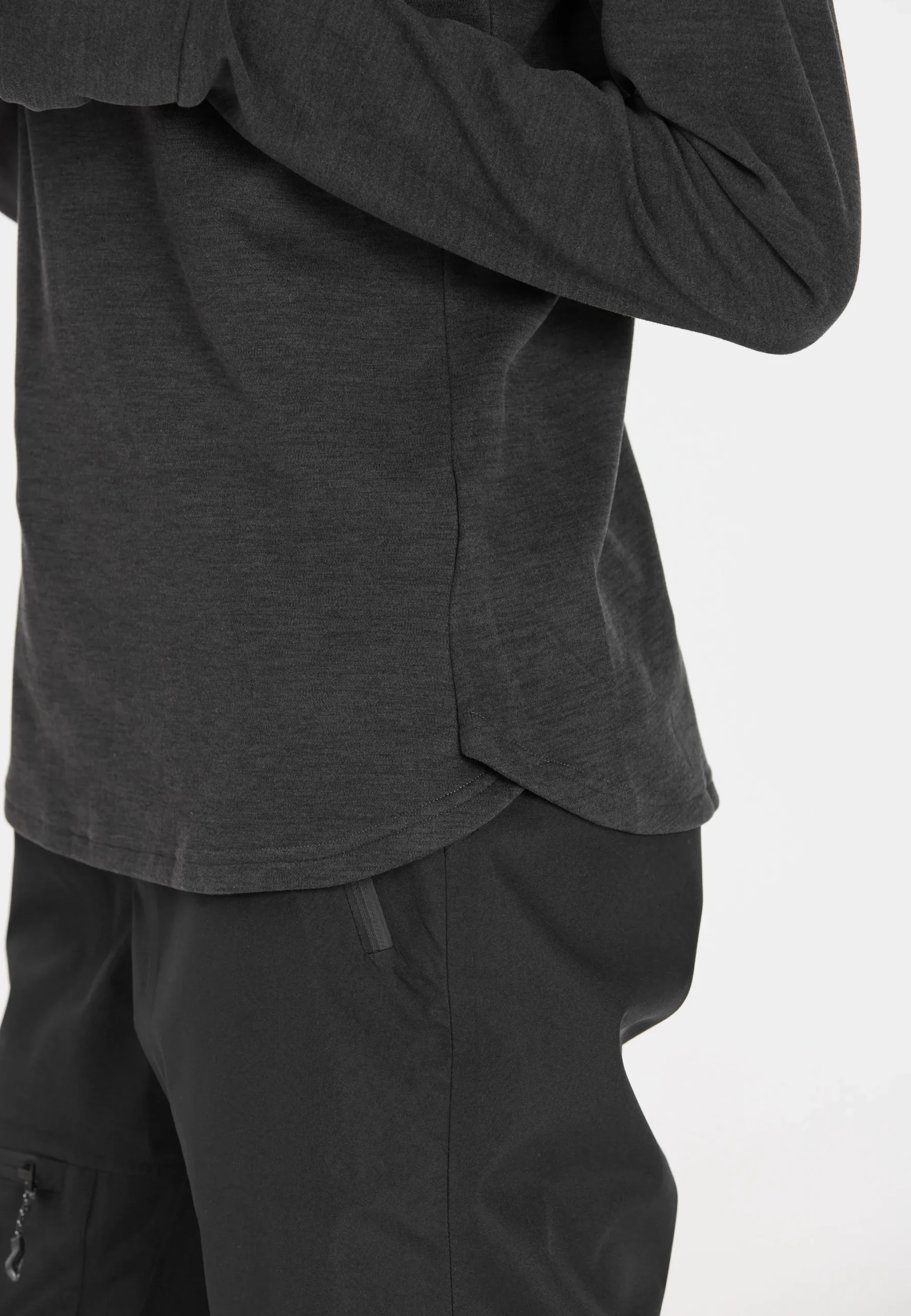 Whistler Kajsa Half Zip Γυναικείο Συνθετικό Fleece Phantom - Εικόνα 5
