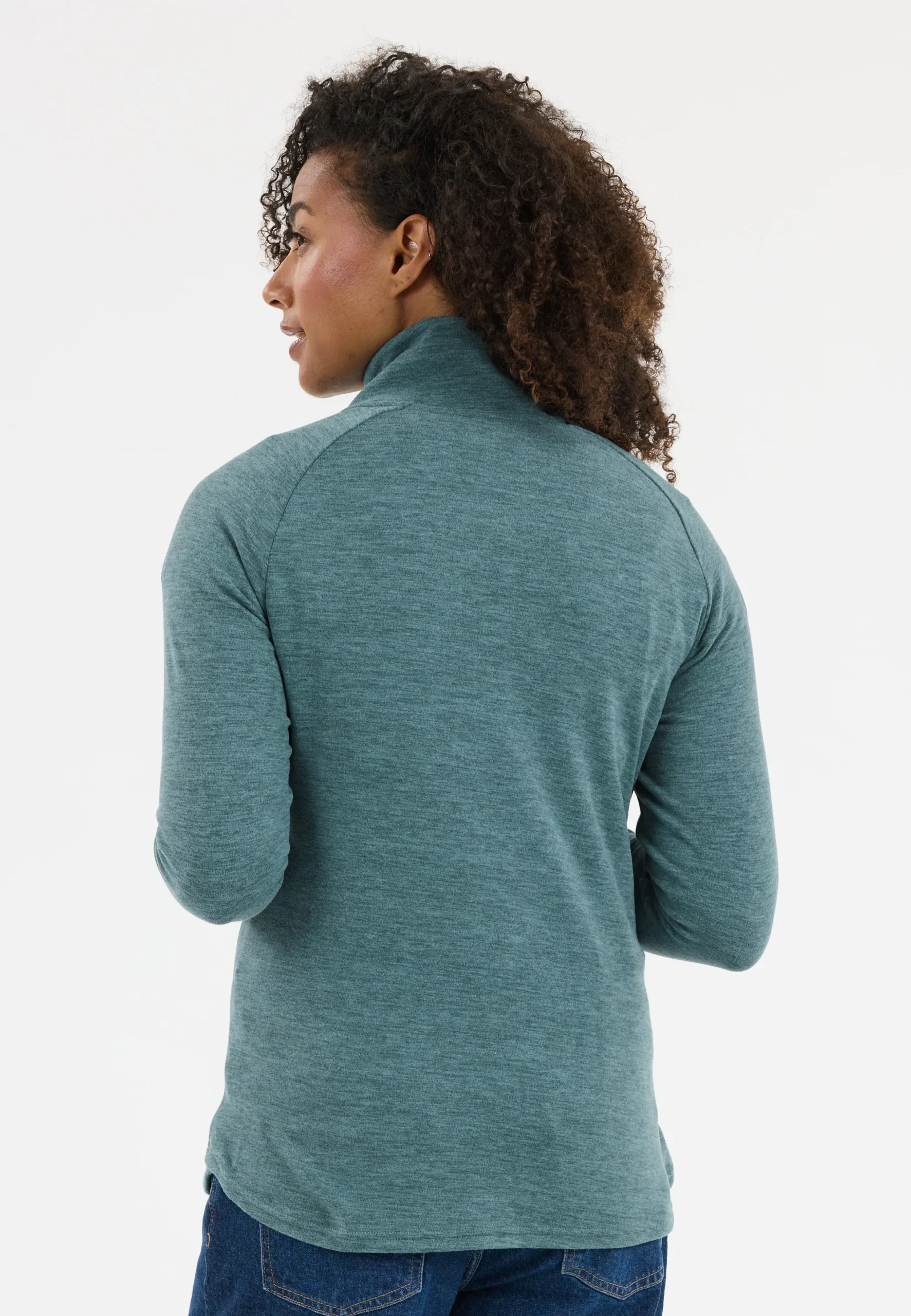 Whistler Kajsa Half Zip Γυναικείο Συνθετικό Fleece Storm Blue - Εικόνα 6
