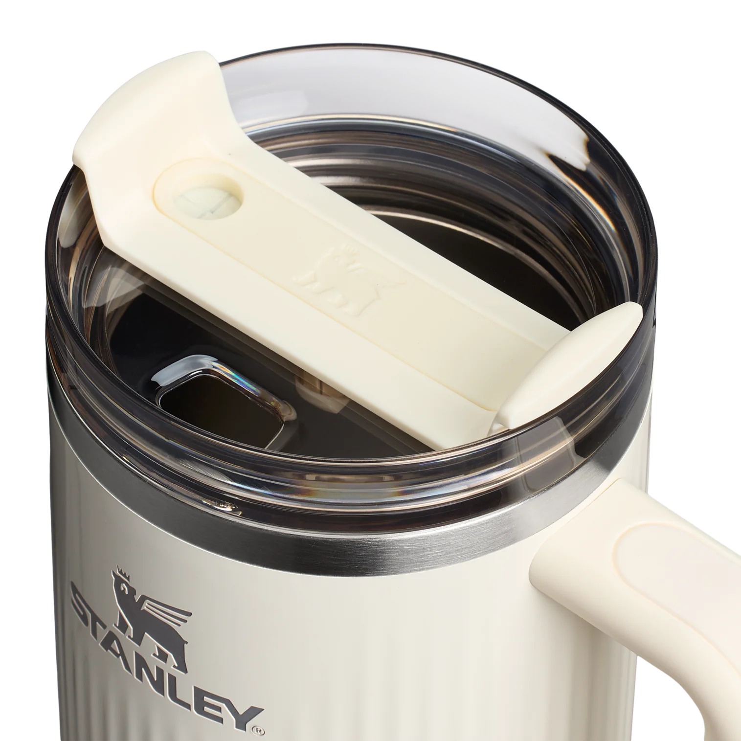 Stanley Quencher® H2.0 Fluted Tumbler 1.18L Ποτήρι Θερμός Cream Gloss - Image 2