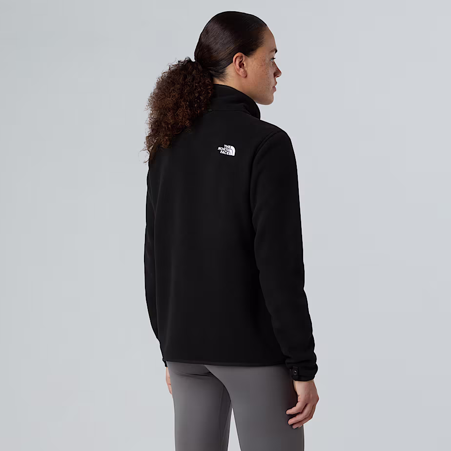 The North Face 100 Glacier FZ Γυναικείο Fleece Ζακέτα Black - Image 6