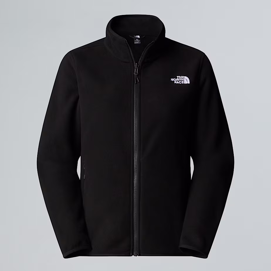 The North Face 100 Glacier FZ Γυναικείο Fleece Ζακέτα Black