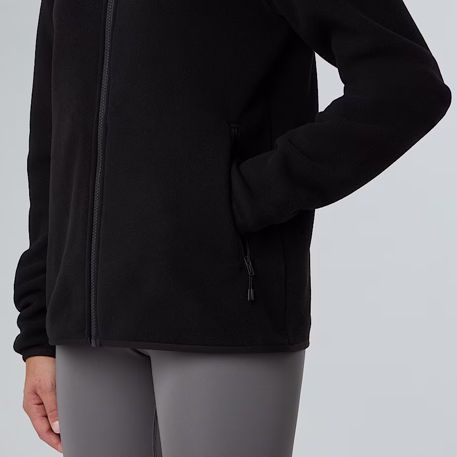 The North Face 100 Glacier FZ Γυναικείο Fleece Ζακέτα Black - Image 7