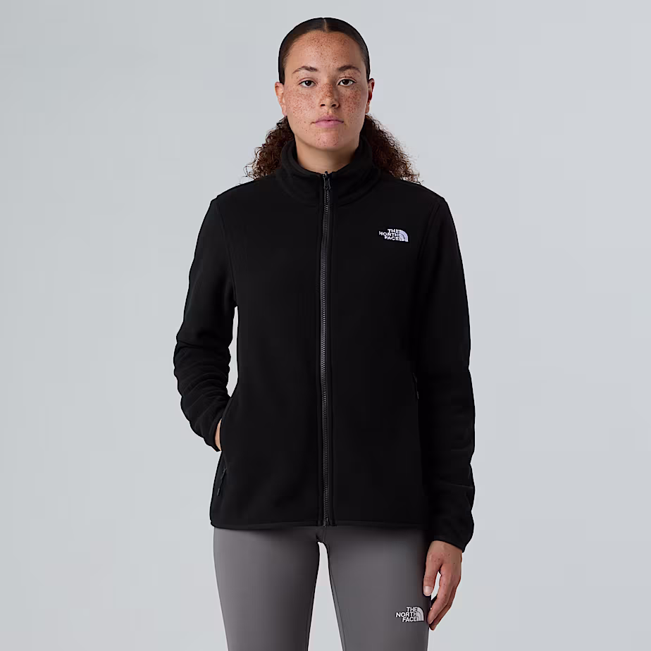 The North Face 100 Glacier FZ Γυναικείο Fleece Ζακέτα Black - Image 5